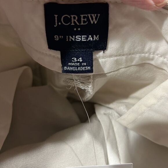 J. Crew Factory 9" Flex Chino Shorts in Stone khaki NWT size 34 - Picture 7 of 15